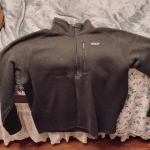 Patagonia Charcoal Quarter-Zip Pullover Size XL